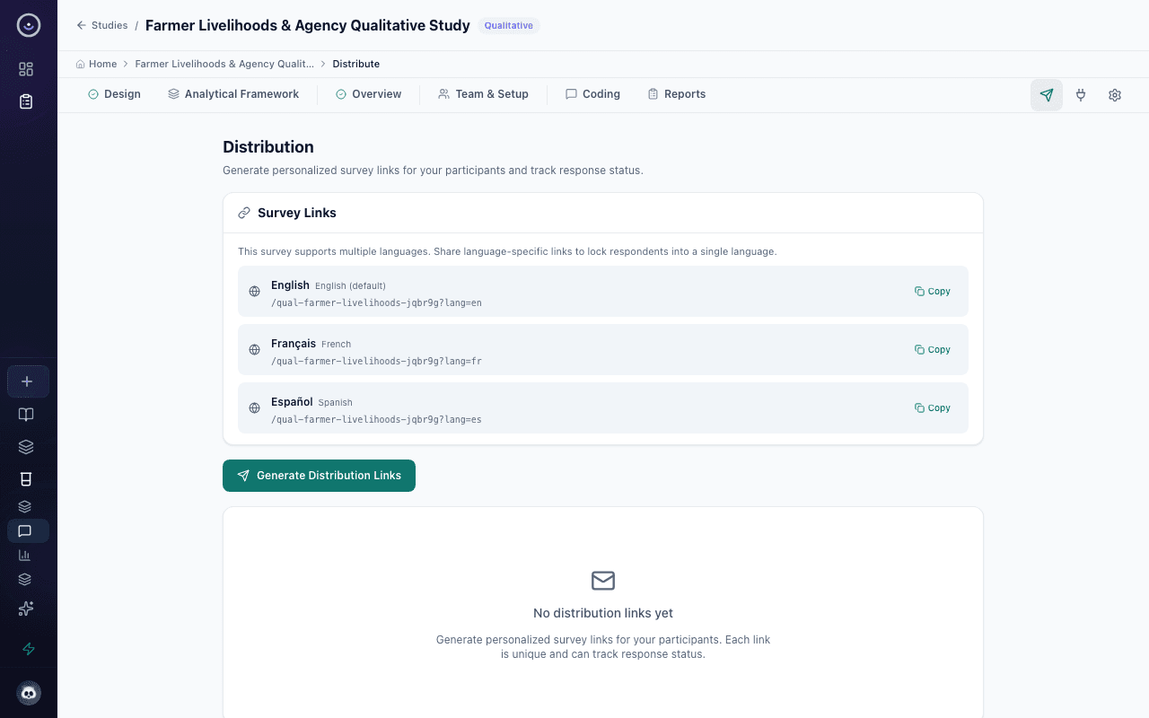 Collect field data